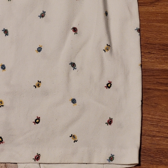 Studio I Petite USA Floral Embroidered Sleeveless Y2K Dress Size 12‎ - Picture 2 of 4